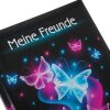 Goldbuch Freundebuch Schmetterling 15x21 cm 88 illustrierte Seiten schwarz pink