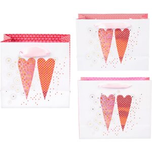 Goldbuch Geschenktasche 2 Hearts romantisches Design in...
