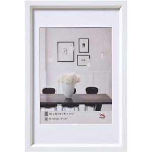 Пластиковая рамка Steel Style 13x18 см белая