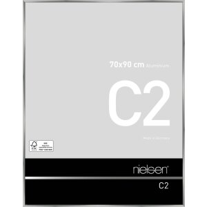 Алюминиевая рама C2 серебро 70x90 см
