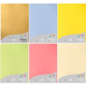 Clairefontaine Pollen Papier DIN A4 210g 25 Blatt...