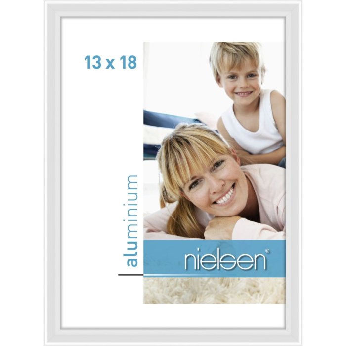 Алюминиевая рамка Nielsen Классический белый 13x18 см