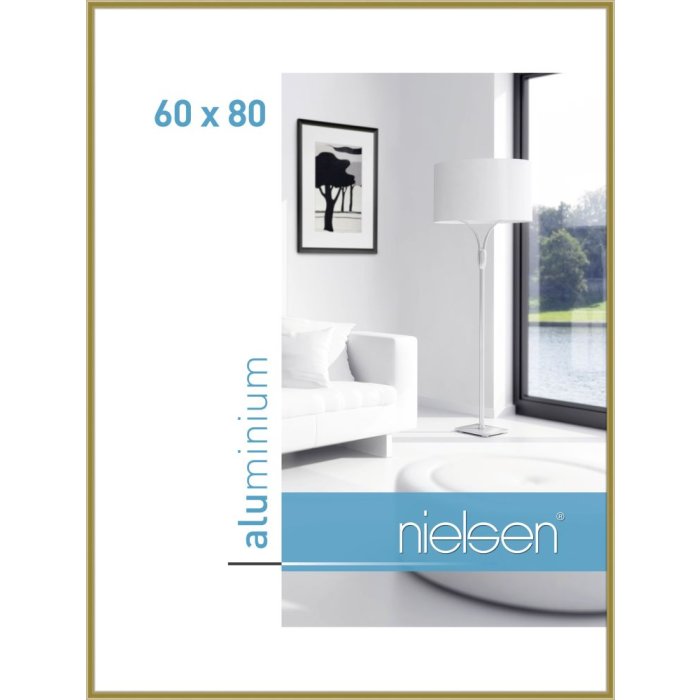 Алюмінієва рамка Nielsen Classic gold 60x80 см