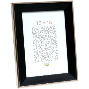 Рамка для картин Deknudt S45FE2 Пластикова чорна 10x15 - 40x60 см