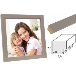 Bilderrahmen taupe Holz S45PK3, taupe, Größe...