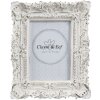 Фоторамка Clayre & Eef 2F0506 - 10x2x12 см - 6x9 см біла