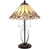 Настільна лампа Tiffany Clayre & Eef 5LL-5186 - Ø 40x60 см - E27 - Макс. 2х60 Вт мульти