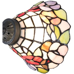 Настільна лампа Tiffany Clayre & Eef 5LL-5920 - 32x20x48 см - E27-max 1x60W мульти