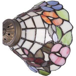 Настільна лампа Tiffany Clayre & Eef 5LL-5920 - 32x20x48 см - E27-max 1x60W мульти