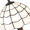 Настольная лампа Tiffany Clayre & Eef 5LL-5936 - Ø 25x43 см - E27-max 1x40W белый