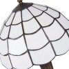 Настольная лампа Tiffany Clayre & Eef 5LL-5936 - Ø 25x43 см - E27-max 1x40W белый