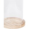 Стеклянная банка-колокол Clayre & Eef 6GL2168 - Ø 12x17 см прозрачная
