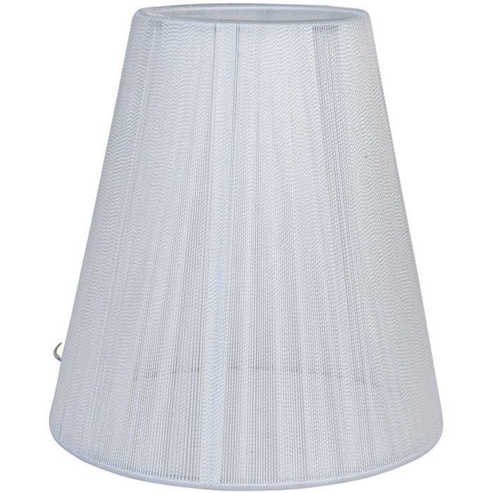 Абажур Clayre & Eef 6LAK0362W - Ø 14x15 см - E14 белый