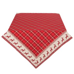 Скатертина Clayre & Eef NOC05 - 150x250 см червона
