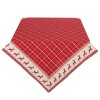 Скатертина Clayre & Eef NOC05 - 150x250 см червона