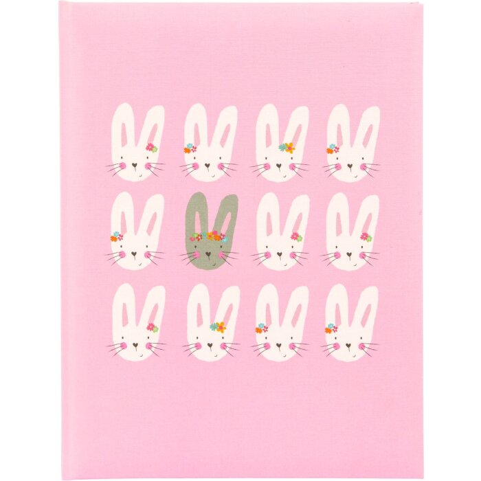 Goldbuch Babytagebuch Cute bunnies pink 21x28 cm 44 Seiten illustriert Rosa