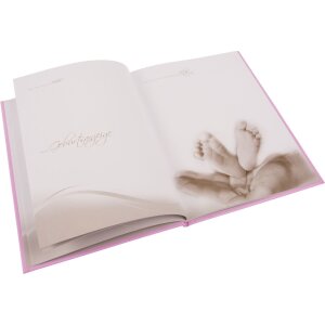 Goldbuch Babytagebuch Cute bunnies pink 21x28 cm 44 Seiten illustriert Rosa