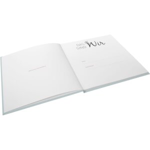 Goldbuch свадебный ежедневник heart to heart розовое золото 23x25 см 44 страницы
