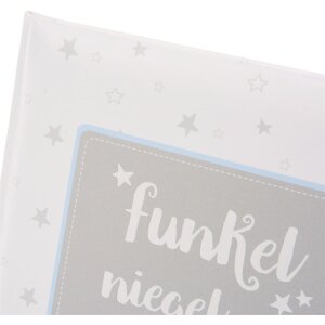 Goldbuch Babytagebuch funkel niegel nagel neu blau 21x28 cm 44 Seiten