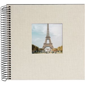 Спіральний альбом Goldbuch Bella Vista пісочно-сірий 20x20 см 40 чорних сторінок