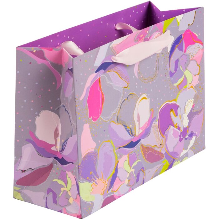 Сумка-посилка Goldbuch Opium Grey-White, 18 x 10 см, з рельєфним друком