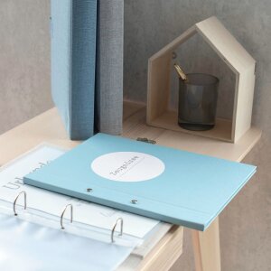 Портфель Goldbuch Summertime бежевий з льону, 5 відділень, 27,5x34 см