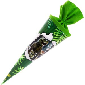 Goldbuch Schultüte 35 cm T-Rex, schwarz, Größe 35 cm