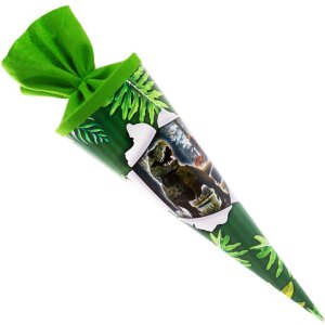 Goldbuch Schultüte 35 cm T-Rex, schwarz, Größe 35 cm