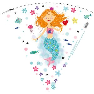 Goldbuch Schultüte 35 cm Fräulein Meer, Farbe: Mehrfarbig, Größe: 35 x 11,5 cm