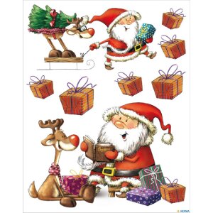 Herma DECOR Fensterbild Nikolaustag, Weiß, 210x297 mm