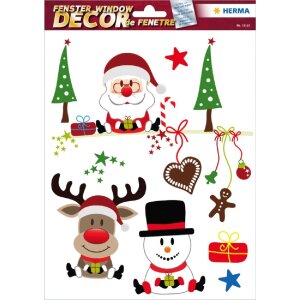 Herma DECOR Fensterbild Weihnachtsfreude 210x297mm 5 Sticker