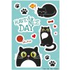 Herma MAGIC Sticker Suprised Cat Folie