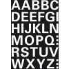 HERMA Buchstaben 15 mm A-Z weiß wetterfeste Folie selbstklebend 1 Blatt