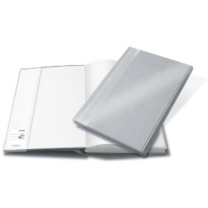 Захисник для книг HERMÄX BASIC 230x380 мм, прозорий, з наклейкою для імені