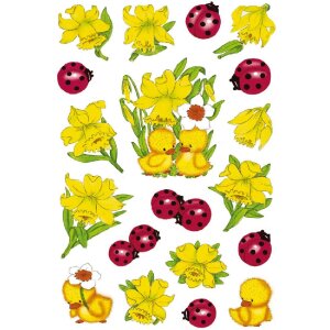 Herma DECOR Sticker Osterglocken, Farbe: Mehrfarbig,...