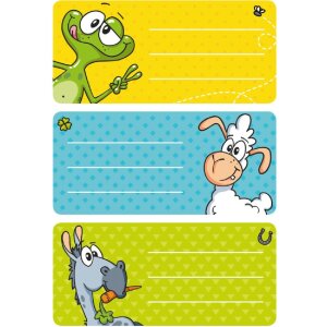 Herma VARIO Schuletiketten Witzfiguren, 76x35mm,...