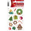 Herma DECOR Sticker Weihnachtszeit bunt Weihnachtsmotiv 36 Stück