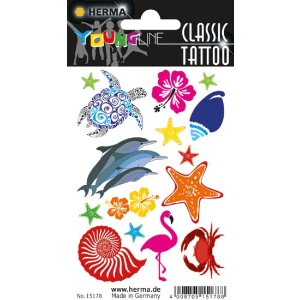 Herma FASHIONLine CLASSIC Tattoo Colour Ocean Blatt 13...