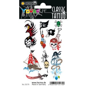 Herma FASHIONLine CLASSIC Tattoo Colour Pirats, Farbe:...