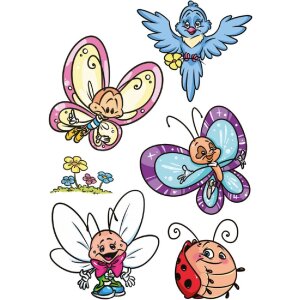 Herma FASHIONLine CLASSIC Tattoo Colour Schmetterling...