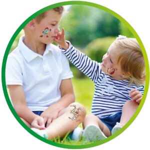 Herma FASHIONLine CLASSIC Tattoo Colour Piratentiere, Schwarz, 1 Blatt