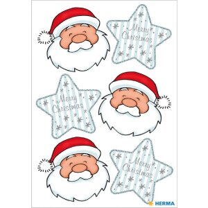 Herma DECOR Sticker Nikolausgruss bunt bedruckt 3 Blatt...