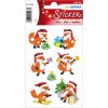 Herma DECOR Sticker Weihnachtsfuchs, rot, 18 Stück