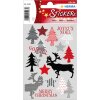 Herma DECOR Sticker Merry Christmas bunt Weihnachtsmotiv 3 Blatt 42 Stück