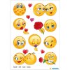 Herma MAGIC Sticker Love Faces Seide, romantische Herz-Motive, 9 Stück