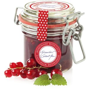 Herma HOME Deckeletiketten "New Look Rot" selbstklebend Ø 55 mm 6 Stück