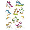 Herma DECOR Sticker Baby Einhorn beglimmert
