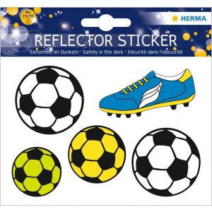 Herma Reflektorsticker Fussball reflektierend für...