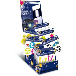 Herma Відбиваючі наклейки "Серця + Квіти", 5x5 см