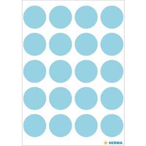 HERMA Vielzwecketiketten VARIO FARBPUNKTE BLAU 19 mm...